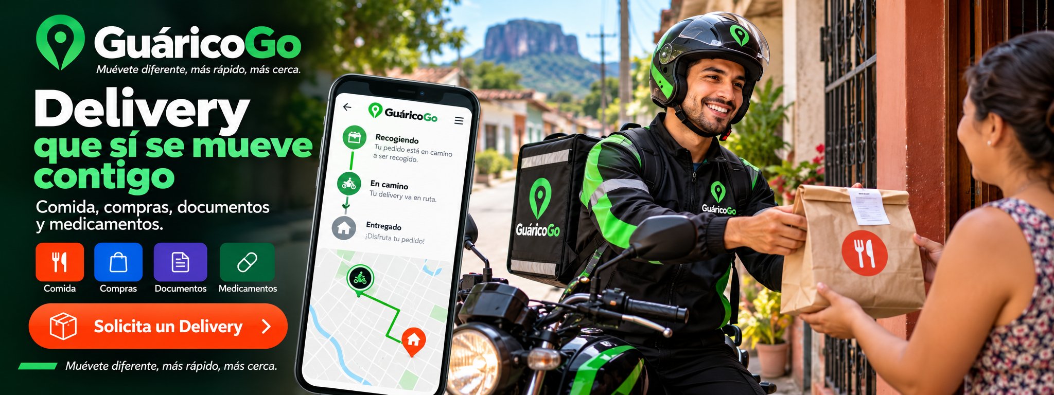 Delivery que sí se mueve contigo